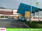 Ứng dụng tấm poly Solar Light trong thi công nhà để xe