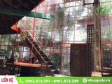Mái che quán cafe bằng tấm poly – giải pháp lấy sáng đẹp, sang trọng