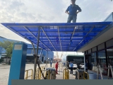 Tấm lợp lấy sáng poly đặc độ dày 8mm giá rẻ tại Biên Hoà Đồng Nai