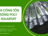 Thi công tôn sóng poly chuẩn xác, hiệu quả