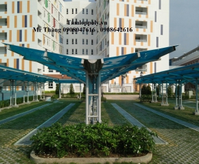 Công trình xây dựng hệ mái sáng nhà xe và Tầng hầm Bệnh Viện Nhi đồng 3 TP .HCM