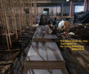  Công trình xây dựng Mái hiên lấy sáng Trung Tâm Thể Thao Q.Tân Phú