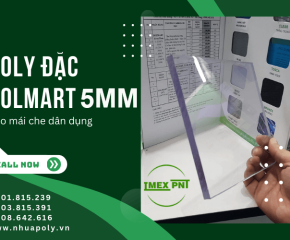 Poly đặc Solmart 5mm thay thế kính cường lực cho các công trình dân dụng