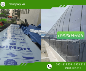 Địa chỉ cung cấp tấm Poly đặc Solmart 4mm cho các công trình công cộng