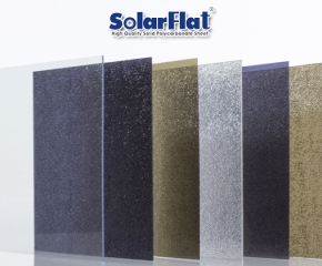 Tấm lợp lấy sáng poly nhám sần Solarflat