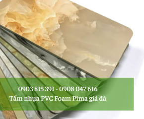 Tấm PVC foam giả đá