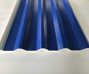Tôn nhựa PVC rỗng ruột 13mm, 5 sóng