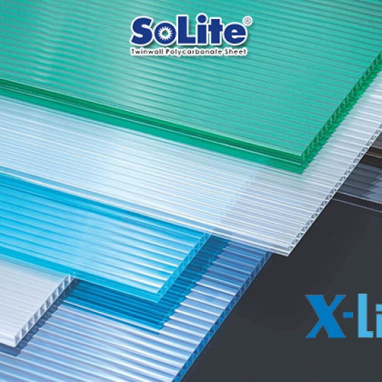 Tấm lợp lấy sáng poly rỗng Solite