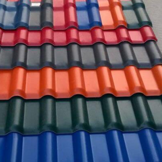 Ngói nhựa PVC ASA 4 lớp, 7 sóng 