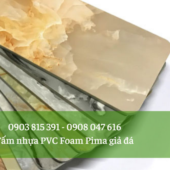 Tấm PVC foam giả đá